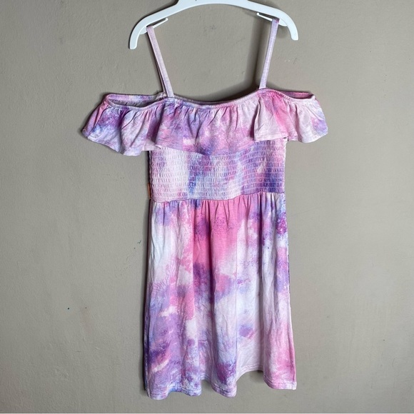 The Children’s Place Girl Dress Multicolor Open Shoulder Size 5/6 Years - Picture 1 of 16
